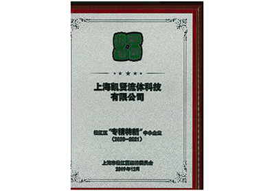 松江区专精特新证书